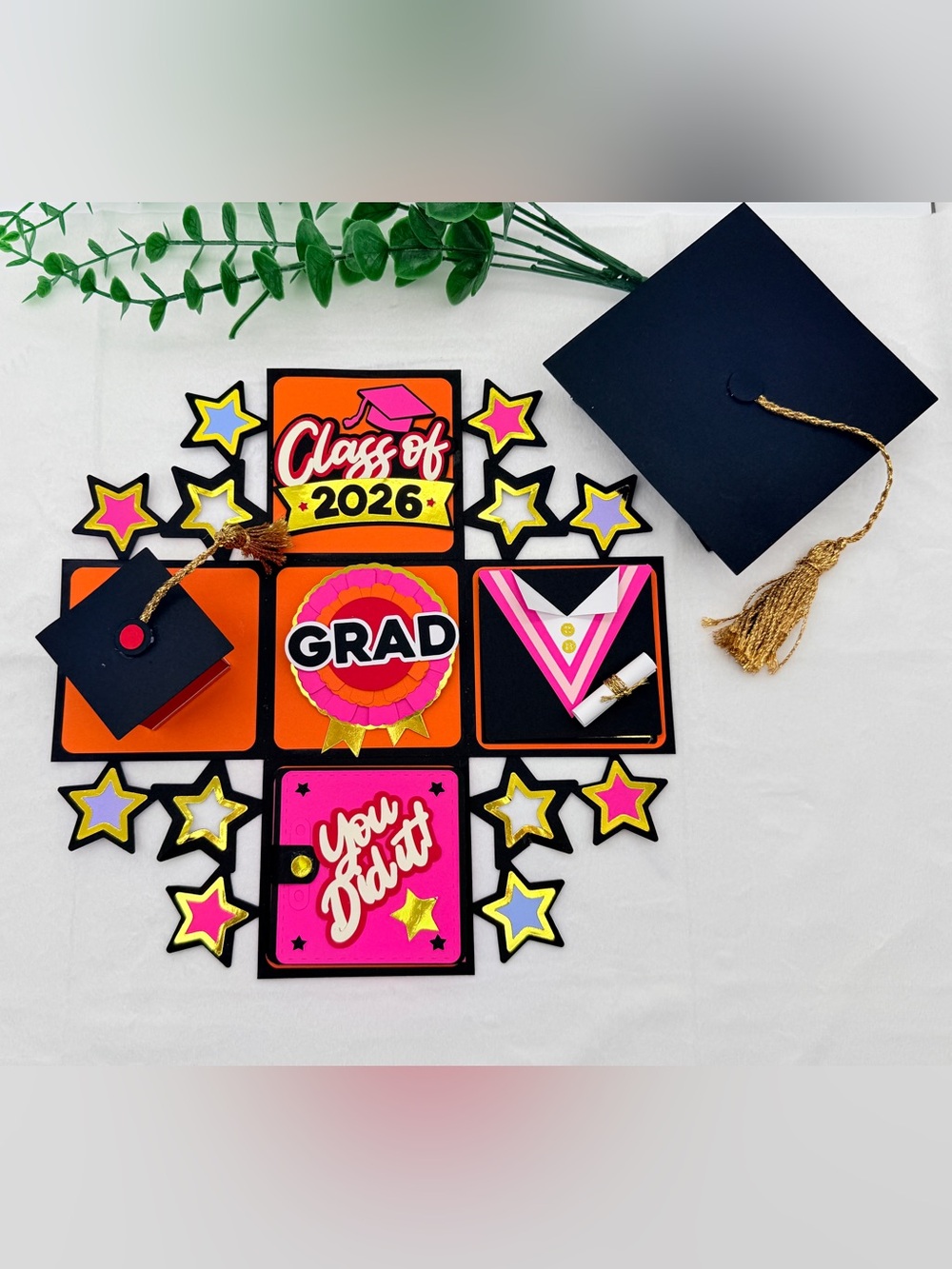Cute Graduation Exploding/ Pop-up Box